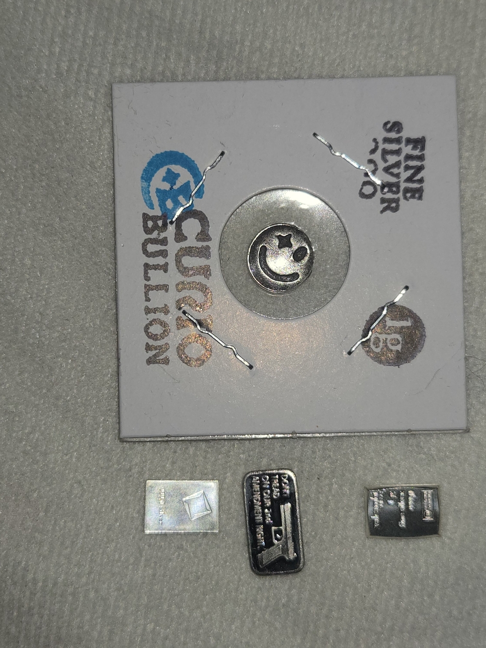 .999 Fine Silver Gram 4 Pieces